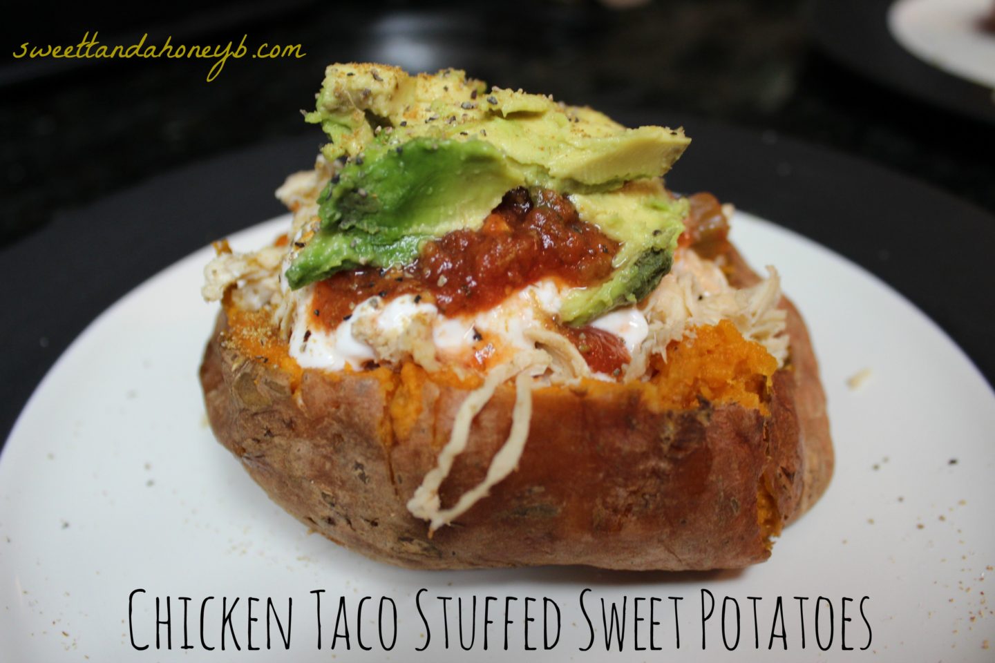 Taco Stuffed Sweet Potatoes