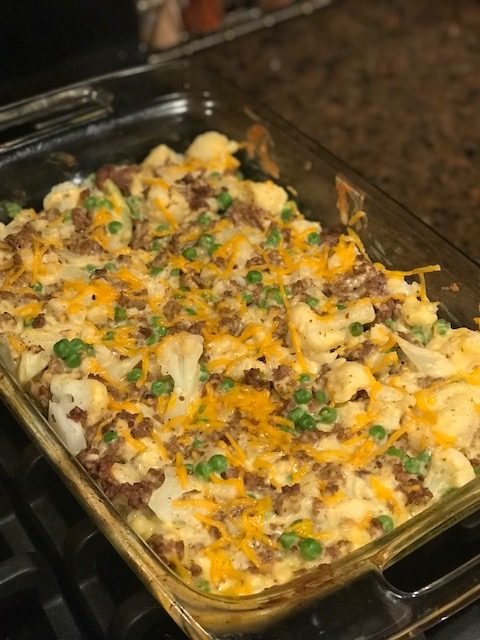 Cheesy Cauliflower Bake